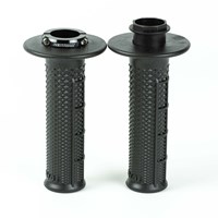 HANDLEBAR GRIP MX R-WORKS LOCK ON SOFT, TAPERED/HALF WAFFLE